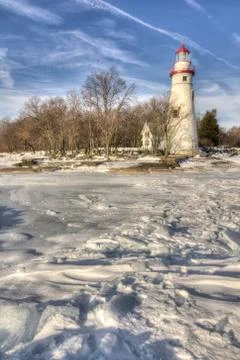 Marblehead lighthouse Foto stock
