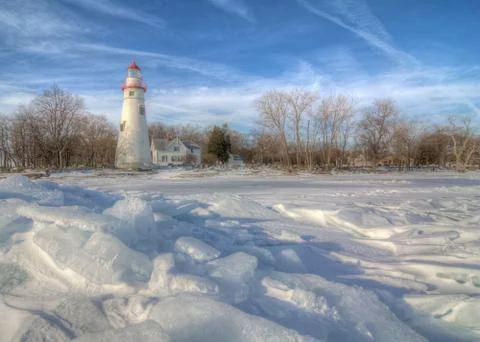 Marblehead lighthouse Stock Photos