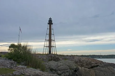 Marblehead - Lighthouse Point -04 Stock Photos