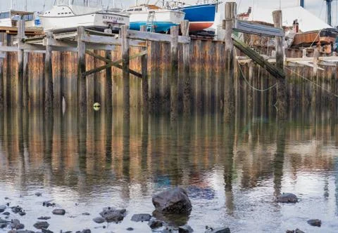 Marblehead Reflections Stock Photos
