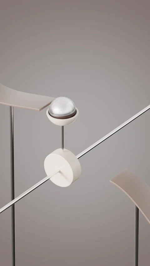 Marbles Path 3D loop animation Stock Footage 300190690