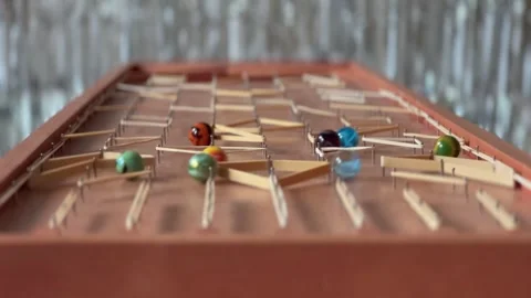 Marbles Racing POV Stock Footage 300735709