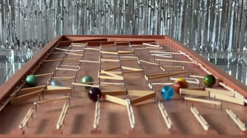 Marbles Racing POV Medium Shot Stock Footage 300735670