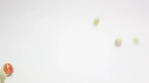 Marbles rolling _3 Stock Footage 8852495