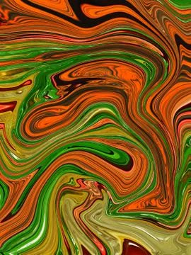 Marbling. Marble texture. Paint splash. Colorful fluid. Abstract colored back Stock Illustration