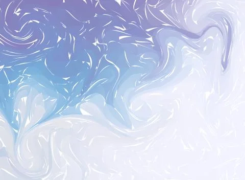 Marbling. Multi Blue Marble texture. Paint splash. Colorful fluid. Abstract l Stock Illustration