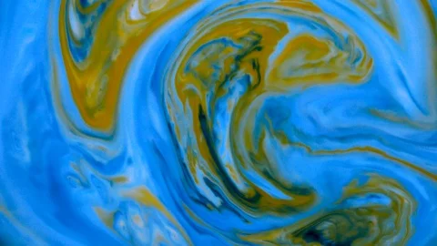 Marbling, multi-colored swirled, stone-like patterns. Ink bloom, paint explosion Stockbeeldmateriaal 126358897