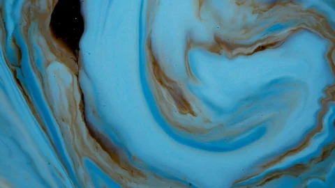 Marbling, multi-colored swirled, stone-like patterns. Ink bloom, paint explosion Stockbeeldmateriaal 126362224