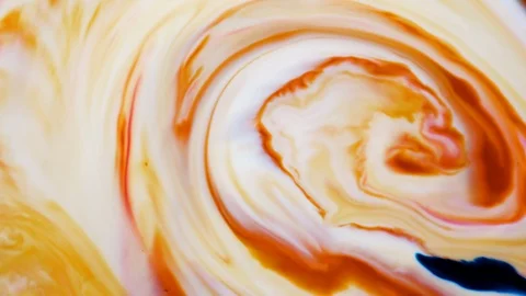 Marbling, multi-colored swirled, stone-like patterns. Ink bloom, paint explosion Stockbeeldmateriaal 126362893