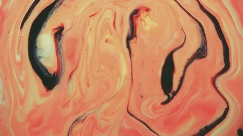 Marbling, multi-colored swirled, stone-like patterns. Ink bloom, paint explosion Stockbeeldmateriaal 126363012