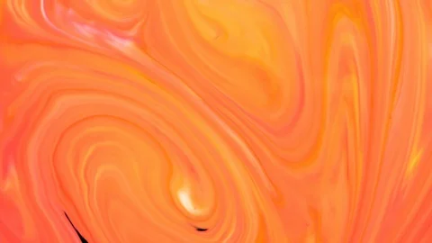 Marbling, multi-colored swirled, stone-like patterns. Ink bloom, paint explosion Stock Footage 126586587