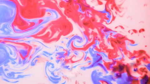 Marbling, multi-colored swirled, stone-like patterns. Ink bloom, paint explosion Stock Footage 149292912