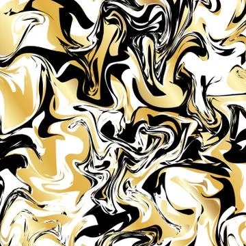 Marbling texture background. Abstract marble luxury design with golden glitter. Stock Illustration