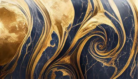 Marbling wallpaper design Stock Illustration