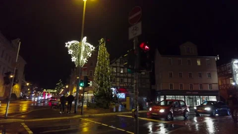 Marburg an der Lahn, Germany - Christmas Season #15 Stock Footage 166325132