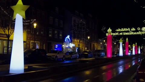 Marburg an der Lahn, Germany - Christmas Season #18 Stock Footage 166325245