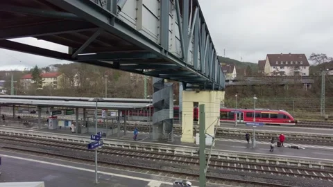 Marburg an der Lahn, Germany - Hauptbahnhof #1 Stock Footage 166327092