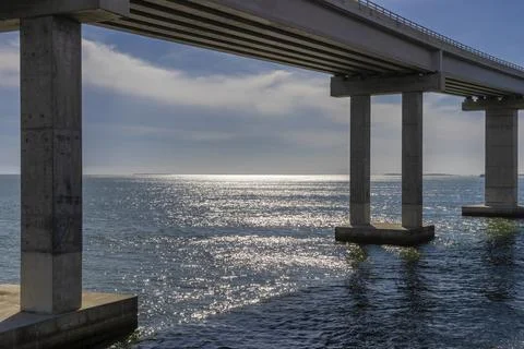 Marc Basnight Bridge views in Outer Banks, North Carolina, USA Stock Photos