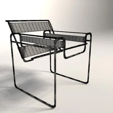 Marcel Breuer Wassily chair ~ 3D Model #91435908 | Pond5