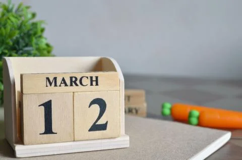 March 12 Stock Photos