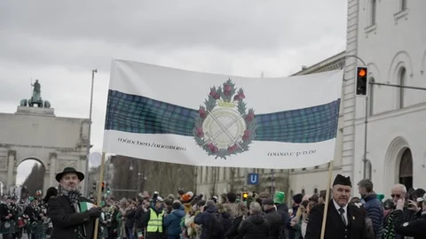 March 15, 2026. Munich, Germany. Parade and programme to celebrate Irish Vidéo 330808934