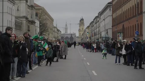 March 15, 2026. Munich, Germany. Parade and programme to celebrate Irish Stock Footage 330808945