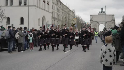 March 15, 2026. Munich, Germany. Parade and programme to celebrate Irish Vidéo 330808989