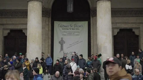 March 15, 2026. Munich, Germany. Parade and programme to celebrate Irish Video stock 330809015