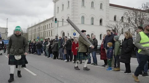 March 15, 2026. Munich, Germany. Parade and programme to celebrate Irish Vidéo 330809080