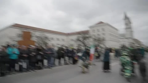 March 15, 2026. Munich, Germany. Parade and programme to celebrate Irish Video stock 330809088