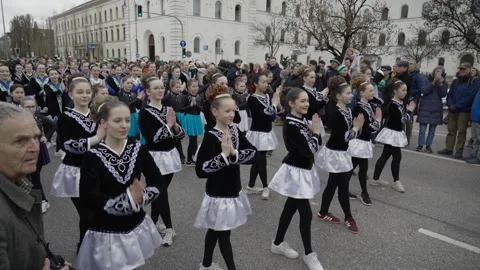 March 15, 2026. Munich, Germany. Parade and programme to celebrate Irish Vidéo 330809376