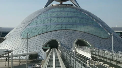 March 16, 2017. Maglev train enters Incheon International Airport Station Vidéo 145970440