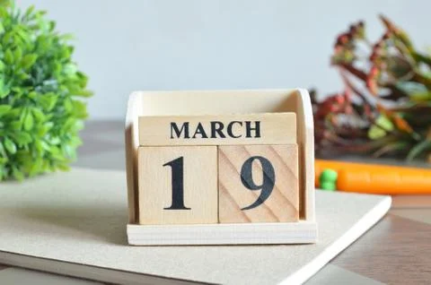 March 19 Stock Photos