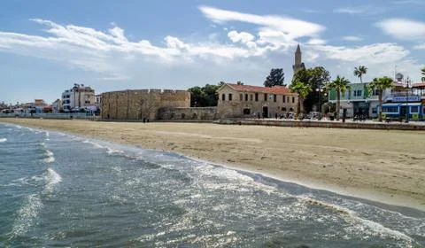 March 2017, Cyprus, Larnaca: Larnaca Quay on a sunny day, March 20, 2017. Foto stock