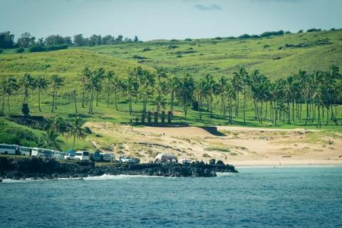 March 2019. Easter Island. Chile Stock Photos