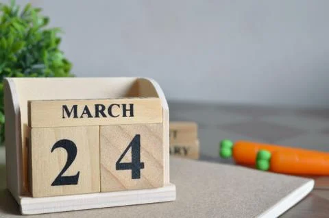 March 24 Stock-Fotos