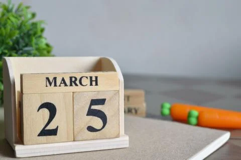 March 25 Stock Photos