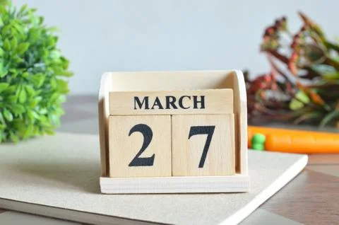 March 27 Stock Photos