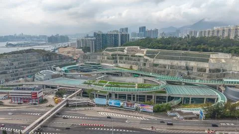 March 28 2026 complex interchange linking Tseung Kwan O tunnel, HK Stock Photos