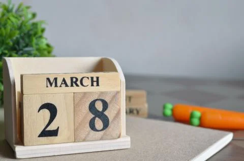 March 28 Stock-Fotos