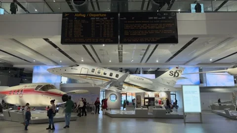 March 29, 2026. Munich, Germany. Deutsches Museum. Grosse Halle im Deutschen Stock Footage 332160603