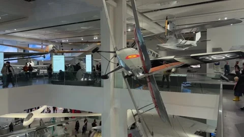 March 29, 2026. Munich, Germany. Deutsches Museum. Innenansicht der Stock Footage 332160786