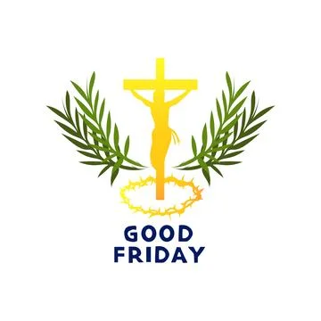 March 29 is Good Friday Vector illustrations Stock Illustration
