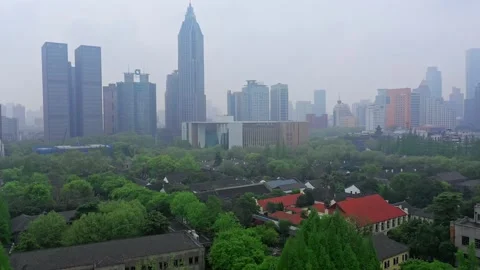 March 2nd, 2024. Looking down from the air at the historic Presidential Palace Stock Footage 327448589