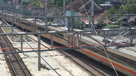March 3, 2024, Yogyakarta, Train station condition in Java Stock Footage 275871828