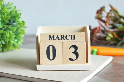 March 3 Stock Photos