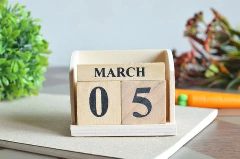 March 5 Stock Photos
