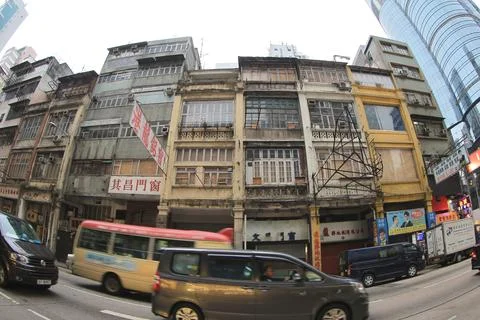 March 7 2015 a Mong Kok, Kowloon in Hong Kong Stock Photos