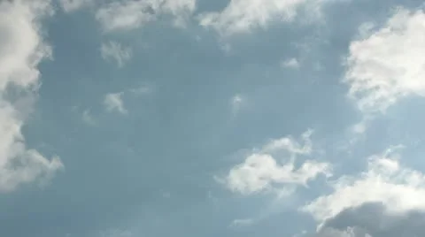 The March cumulus clouds timelapse Stock Footage 10840053