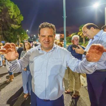 March of the dead protest in Haifa Stock Photos